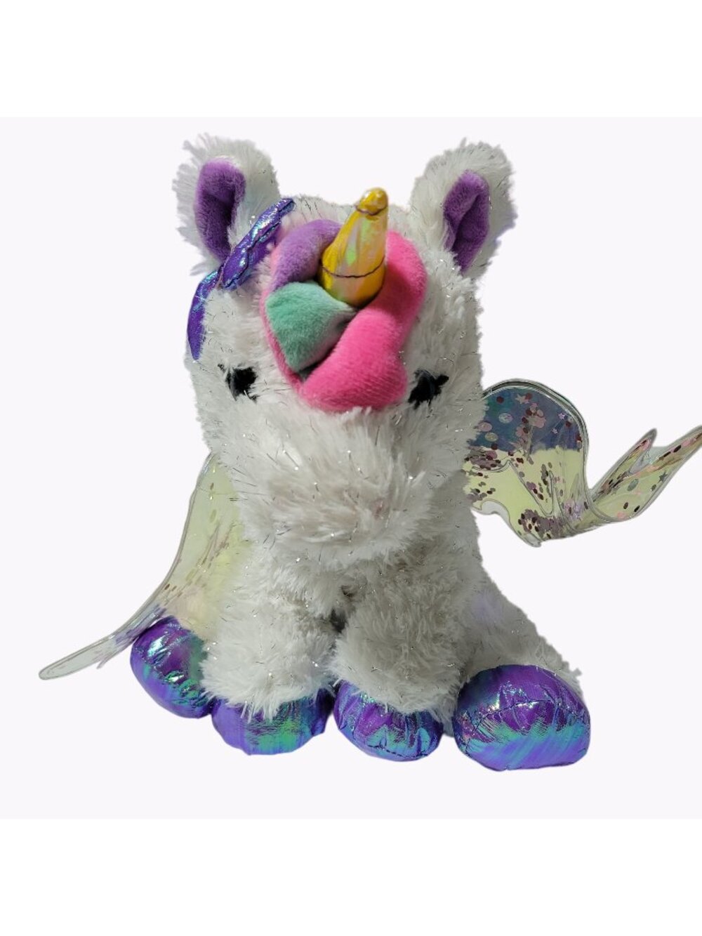Barbie Dreamtopia Kiss Care Unicorn 10 inch Plush Pegasus Stuffed Animal Toy